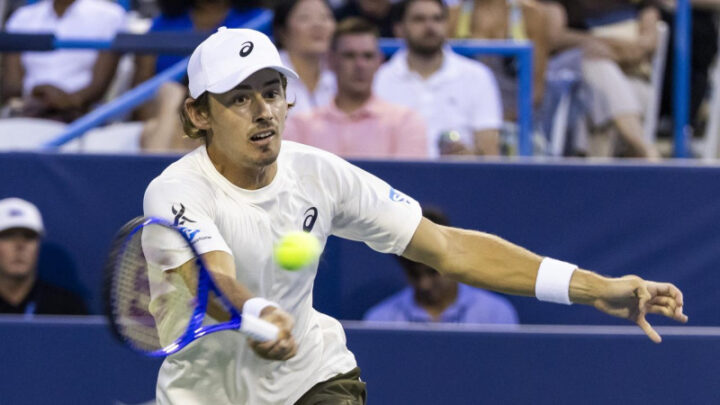 Alex de Minaur has proved too strong in the Washington semis for his French opponent. Source: EPA PHOTO. 