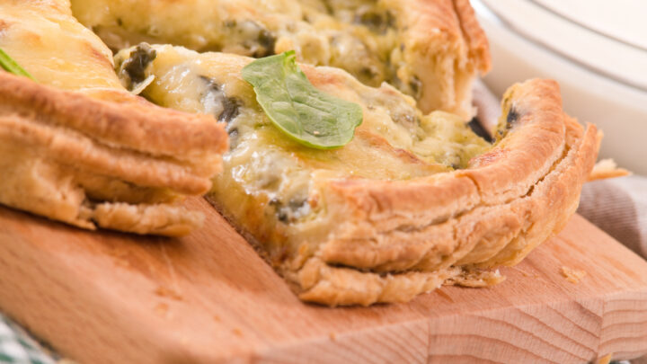 Savoury spinach torte - Starts at 60