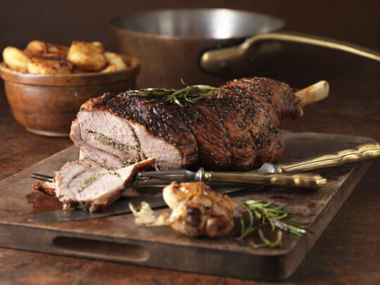 A delicious roast dinner.