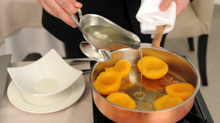 Peach Flambé Recipe: A Boozy Southern Dessert Inspired by The Masters 2026